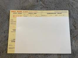 Glas S 1204 1964 - säätöarvokortti / säätöarvot, monikielinen -technical specifications, multilingual