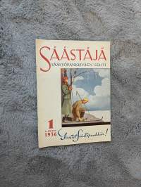 Säästäjä 1936 nr 1 - Paikallispankki, A. Haapakoski: Miten muualla opetetaan ihmisiä säästämään, Einari Kaskimies: Käpyjen keräämisestä, ym.