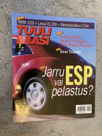 Tuulilasi 1999 nr 7 - Testi: Jarru vai pelastus? ESP, Ajettu: Honda S2000, Saab 9-3 Viggen, Uusi Nissan Primera, ym.