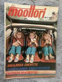 Moottori 1976 nr 2 - Koeajossa Chevette, Suomalainen kaksitahtinen, Autolla ulkomaille,  ym.