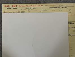 BMC  Vanden Pias Princess 4 ltr. 1965 -technical specifications, multilingual