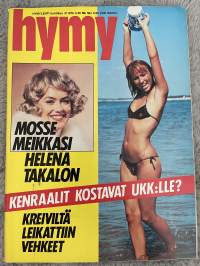 Hymy 1976 nr 4 - Mosse meikkasi Helena Takatalon, Kenraalit kostavat UKK:lle?, Kreiviltä leikattiin vehkeet, ym.