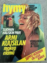 Hymy 1976 nr 8 - Veikko Ennalan kirjeet, Suomen hauskin pari, Armi Kuuselan makea elämä, Vennamon nousu ja tuho, Seppo Hovinen on liian komea, ym.