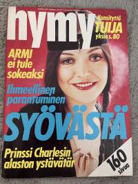 Hymy 1977 nr 4 - Kansityttö Tuija yksin, Armi ei tule sokeaksi, Ihmeellinen parantuminen syövästä, Prinssi Charlesin alaston ystävätär, ym.