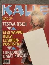 Kalle 1992 nr 4 -adult graphics magazine / aikuisviihdelehti