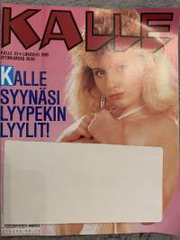 Kalle 1989 nr 10 -adult graphics magazine / aikuisviihdelehti
