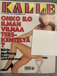 Kalle 1988 nr 18 -adult graphics magazine / aikuisviihdelehti