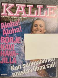 Kalle 1987 nr 11 -adult graphics magazine / aikuisviihdelehti