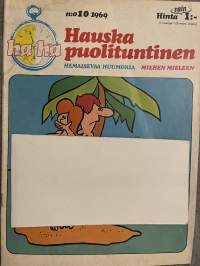 Hauska puolituntinen 1969 nr 10 -pilapiirros- ja huumorilehti