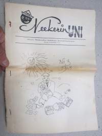 Neekerin uni 1948 nr 3 - Yhteiskunnallinen Korkeakoulu Sanomalehtiopinto-osasto -opiskelija- / laitosjulkaisu