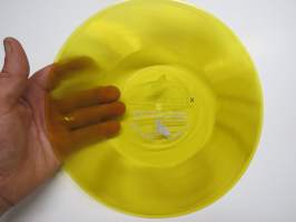 Phonycord Flexible nr 27, Frülingsrauschen v. Sinding / Moment musical v. Schubert -saksalainen superharvinainen värillinen, läpikuultava 78 rpm äänilevy