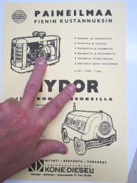 Hydor ilmakompressorit -myyntiesite / brochure