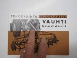 Velsa Vauhti lapiorullaäes -myyntiesite / brochure