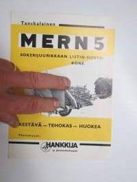 Mern 5 sokerijuurikkaan listin-nostokone -myyntiesite / brochure