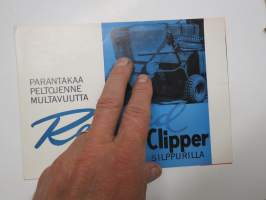 Rekord Clipper silppuri (leikkuupuimureihin) -myyntiesite / brochure