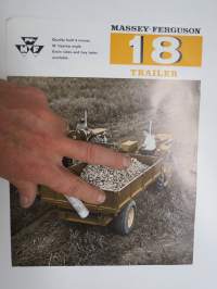 Massey-Ferguson 18 trailer (peräkärry) -myyntiesite / brochure