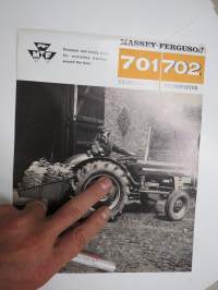 Massey-Ferguson 701-702 Transport box (takalaatikko) -myyntiesite / brochure