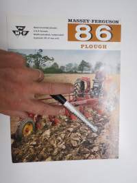 Massey-Ferguson 86 Plough (aura) -myyntiesite / brochure