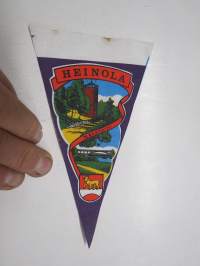 Heinola - näkötorni, silta -matkailuviiri, pikkukoko / souvenier pennant