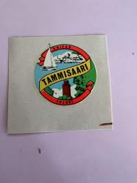Tammisaari -siirtokuva / vesisiirtokuva / dekaali -1960-luvun matkamuisto