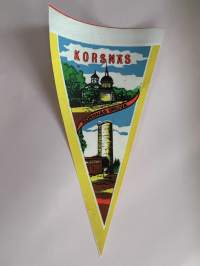 Korsnäs -matkailuviiri, pikkukoko / souvenier pennant