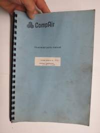 CompAir air compressor Rotair 60 Portable basic standard build with Rolls Royce C6NFL diesel engine - Illustrated Spare parts catalogue