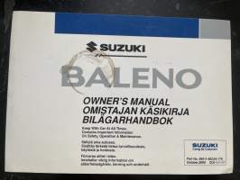 Suzuki Baleno 2000 -käyttöohjekirja