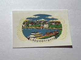 Lappeenranta -siirtokuva / vesisiirtokuva / dekaali -1960-luvun matkamuisto