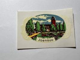 Joensuu -siirtokuva / vesisiirtokuva / dekaali -1960-luvun matkamuisto