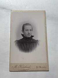 M. Kronlund -St Michel -visiittikorttivalokuva / visit card photo / cdv