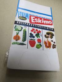 Eskimo kotipakastekotelo 1/2 litraa, tyhjä pakkaus, käyttämätön