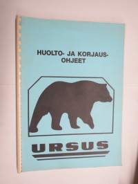 Ursus traktorit 912, 914, 1222, 1224 -huolto- ja korjausohjeet