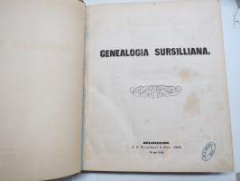 Genealogia Sursilliana 1850