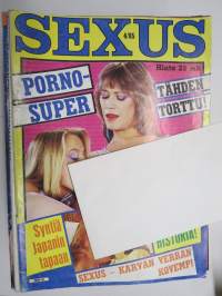 Sexus 1985 nr 4 -aikuisviihdelehti / adult graphics magazine