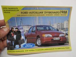 Ford autoilijan syyskuvasto 1988
