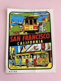 San Francisco California -tarra, matkamuistotarra