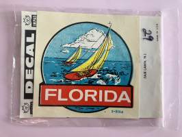 Florida -siirtokuva / vesisiirtokuva / dekaali -matkamuisto