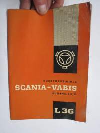 Scania-Vabis L36 (L 36) kuorma-auto -käyttöohjekirja suomeksi