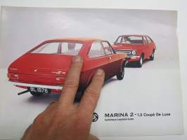 Morris Marina 2 - 1,3 Coupé De Luxe -myyntiesite / sales brochure
