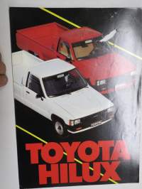 Toyota Hilux -myyntiesite / sales brochure