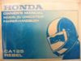 Honda CA 125 Rebel ownerrs manual 1994