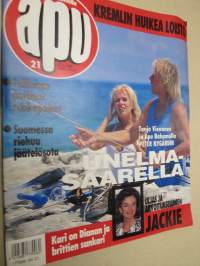 Apu 1994 nr 21, Tanja Vienonen ja Apu Bahamalla Peter Nygårdein unelmasaarella, Katherine Kelly Lang ja Satu Ketolainen, Jackie Onassis, katso sisällysluettelo