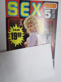 Sex Video 1987 nr 5 -aikuisviihdelehti / adult graphics magazine