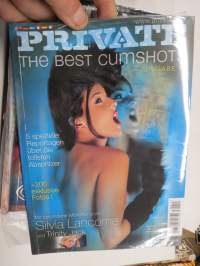 Private Best Cum Shots nr 1 -aikuisviihdelehti / adult graphics magazine