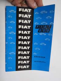 Fiat 850 -käyttöohjekirja