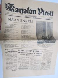 Karjalan Viesti -rintamalehti 1943 nr 279, ilmestynyt 24.12.1943