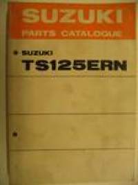 Suzuki TS125ERN parts catalogue varaosaluettelo