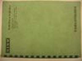 Sisu K-26 SV:n ja K-38 SV:n mitat ja painot, moottori, huoltotaulukko