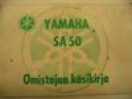 Yamaha SA 50 Omistajan käsikirja