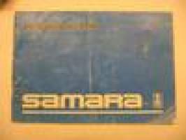 Lada Samara Instruktionsbok